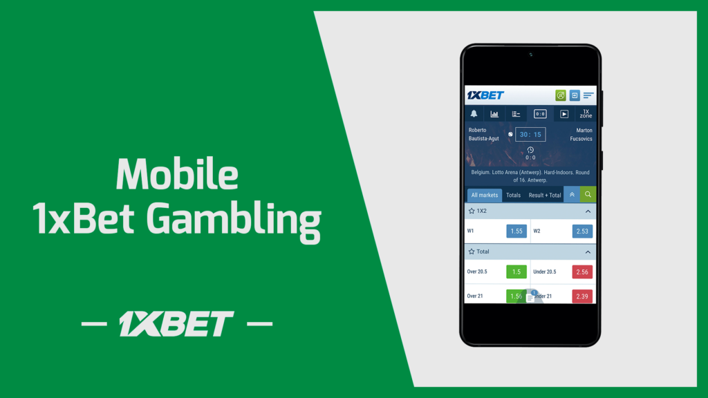 Mobile 1xBet Gambling