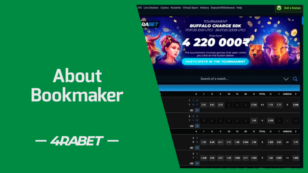 About 4Rabet Bookmaker