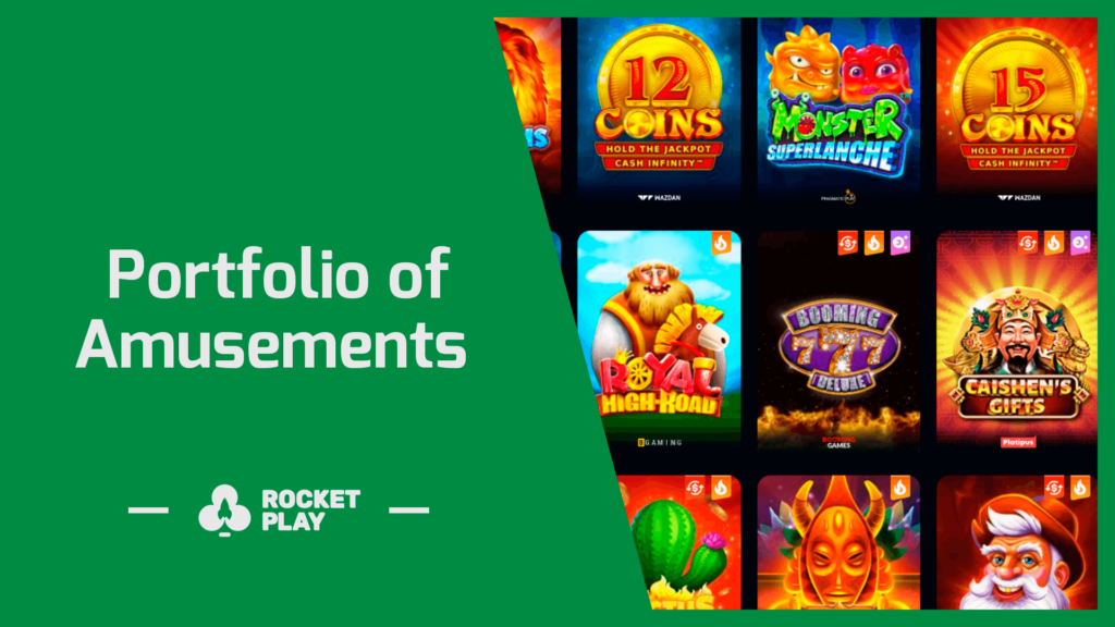 Portfolio of Amusements - Rocketplay Casino